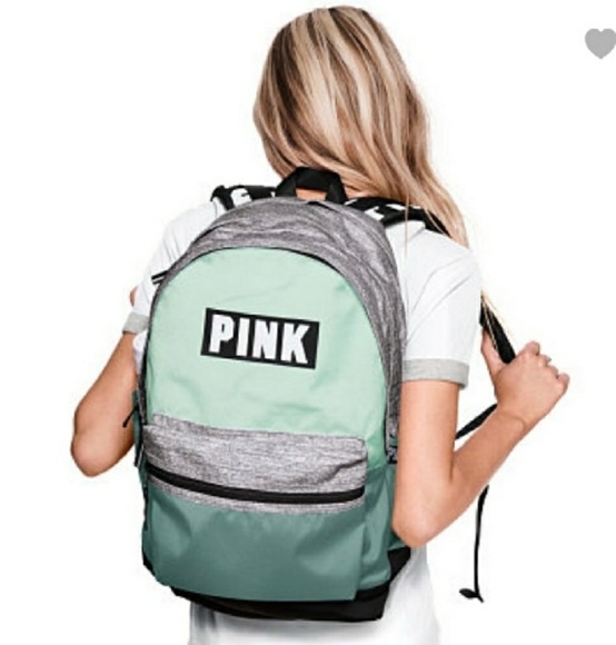 🆕 PINK VS💫 2017 Seafoam Backpack - Picture 3 of 4